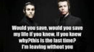 Blaqk Audio-Bitter For Sweet [LYRICS]