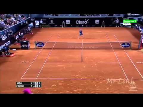 Rafael Nadal vs Fabio Fognini Highlights 2015 Rio Open SF