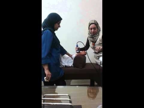 علاج الشوكة العظمية بالموجات التصادمية البؤرية والخطية  بدون جراحة