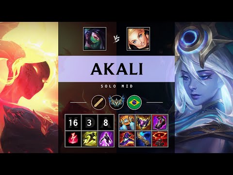 Akali Mid vs Lux - BR Challenger Patch 25.09