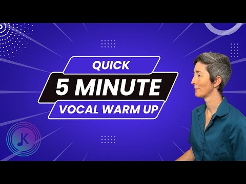 QUICK 5 Minute Vocal Warm Up | How To QUICKLY warm up your voice