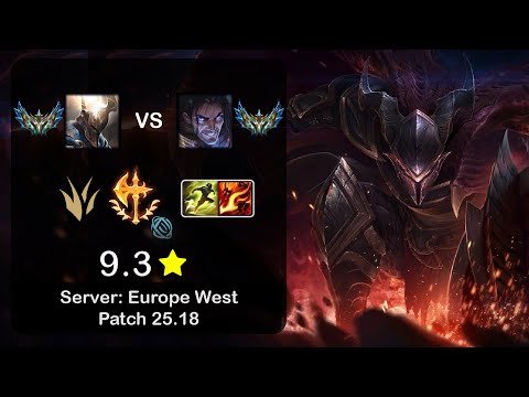 Pantheon Jungle vs Sylas - EUW Challenger - Patch 25.18