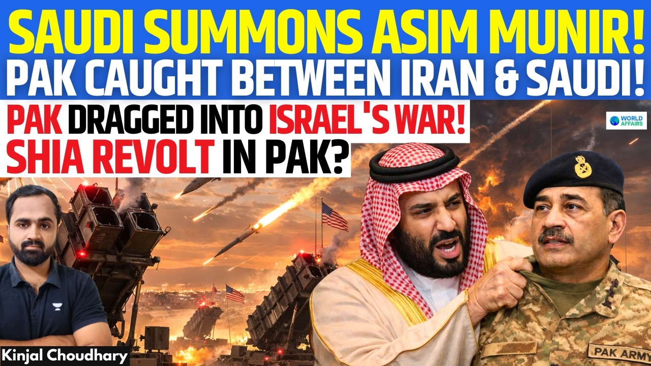 Saudi Summons Asim Munir! Pakistan Dragged Into Israel’s War Against Iran? Shia Revolt Fear | Kinjal
