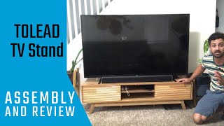 Assembly and Review of the TOLEAD TV Stand