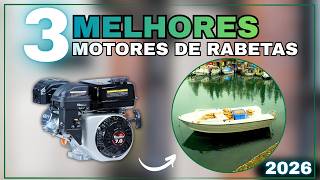 TOP 3 Motores de Rabeta Popa 4 Tempos 2026: Branco 7HP, Buffalo 7HP ou Toyama 7HP - Custo Benefício