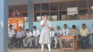 preview picture of video 'Jessica Mirella en debate para las elecciones de alcaldesa escolar del pablo chavez villaverde'