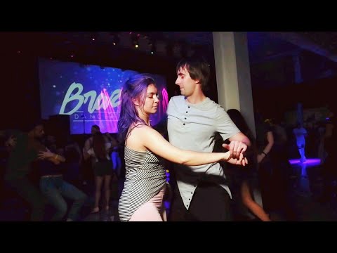 Brazuka 2018. Maxim Terekhin and Anastasia Shendrik. Zouk improvisation.