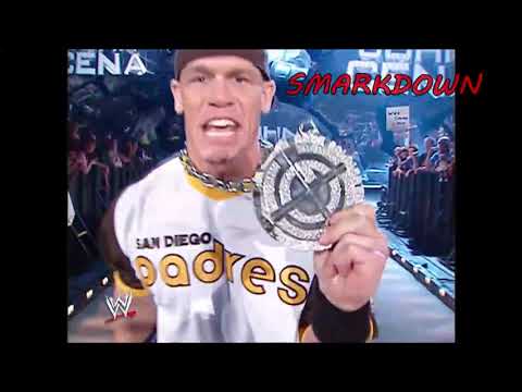 John Cena's 1st Entrance as WWE Champion - SmackDown April 7th 2005 (post WrestleMania 21)
