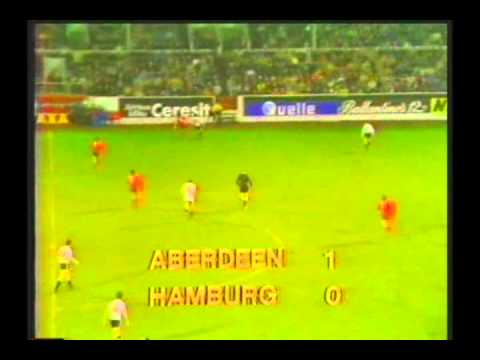 1983 December 20 Aberdeen Scotland 2 SV Hamburg Wset Germany 0 UEFA Super Cup