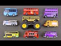 Learning Bus Types Street Vehicles For Kids Buses By Hot Wheels Matchbox Tomica Organic Learning