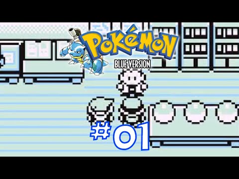 Pokemon Blue Walkthrough Part 1 - Starting On A Blank Pallet