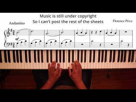 ABRSM 2023-24 Grade 1 Piano Exam B2 - Florence Price - A Morning Sunbeam