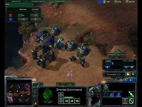 Terran vs Zerg on Blistering Sands FPvod 001 Part 1/2