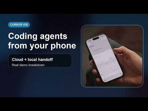 Cursor for iOS: Coding Agents From Your Phone