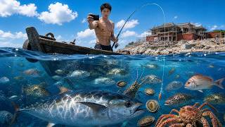 窮小伙返鄉混日子意外覺醒海王系統！直播海釣天天狂爆大魚、極品海鮮，逆襲發大財狂建中式豪宅大四合院！