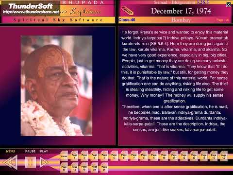 SB- CANTO 3-26.5 (1974) BOMBAY, JUHU