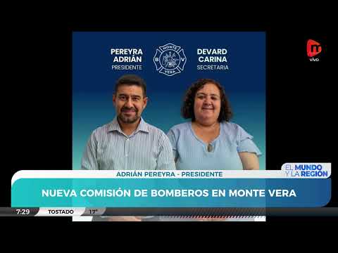 Monte Vera tiene cuartel de Bomberos Voluntarios propio | Adrián Pereyra - Pdte Comisión Directiva
