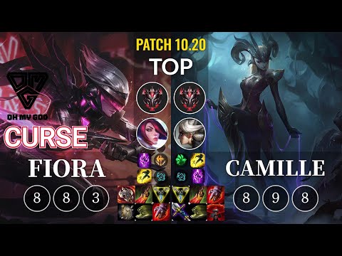 OMG Curse Fiora vs Camille Top - KR Patch 10.20