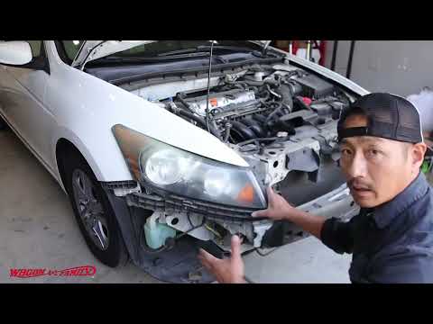 2011 Honda Accord headlight assembly replacement