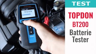 TOPDON BT200 ein schneller und präziser Batterietester/Prüfer - Preview/Test