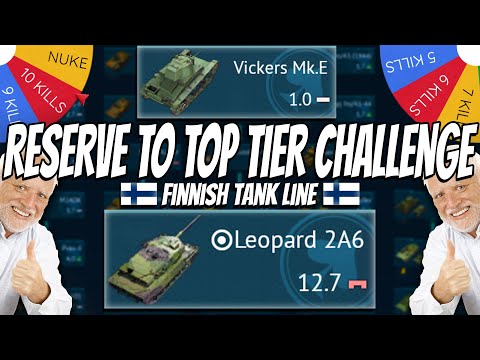 Playing the ENTIRE Finnish MBT Line - Reserve to Top Tier