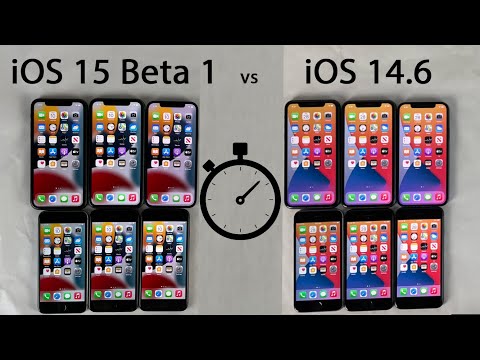 iOS 15 Beta 1 vs iOS 14.6 SPEED Test on All iPhones