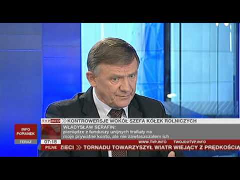 Władysław Serafin o kontrowersjach wokół swojej osoby (Gość Poranka, TVP Info 21.05.2013)