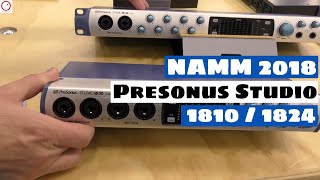 Video thumbnail for NAMM 2018: Presonus Studio 1810 & 1824 Audio Interfaces by SYNTH ANATOMY