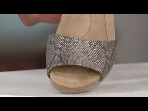 Earth Origins Leather Wedges - Kendra Kane on QVC