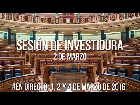 Sesión de Investidura (02/03/2016): Primera votación