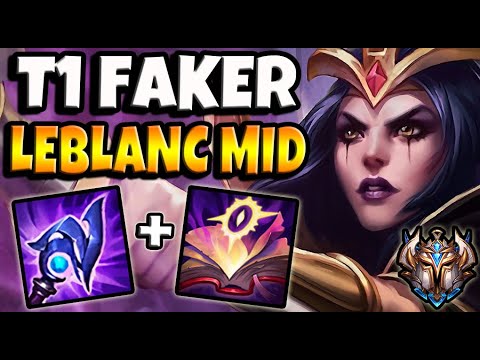 T1 Faker LEBLANC vs ZOE [ MID ] Patch 11.14 Korea Challenger ✅