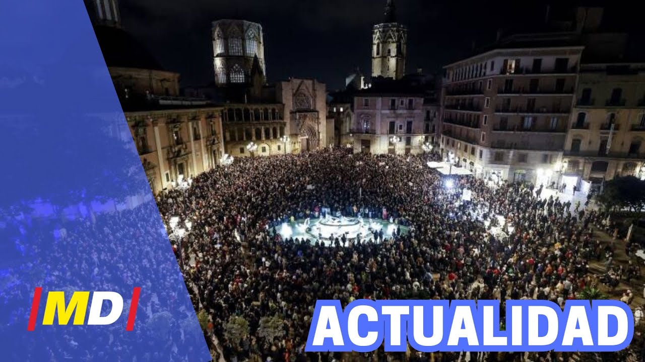 Así fue la MASIVA MANIFESTACIÓN contra MAZÓN en VALECIA | DANA ESPAÑA