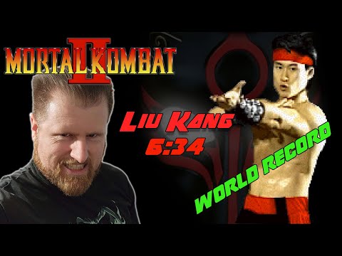 WORLD RECORD - Crazy Mortal Kombat II Speedrun with Liu Kang [INSANE]