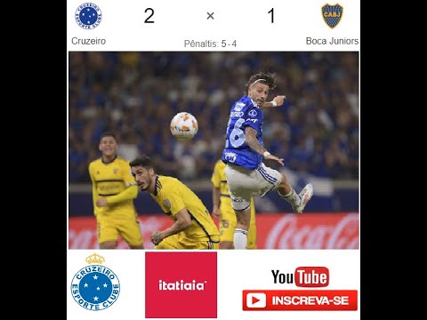 CRUZEIRO 2X1 BOCA JUNIORS-ARG (5X4 PÊNALTIS) – COPA SUL-AMERICANA 2024 – 22/08/2024 – RÁDIO ITATIAIA