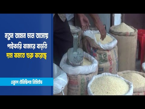 নতুন আমন চাল আসায় পাইকারি বাজারে বাড়তি দাম কমতে শুরু করেছে |  ETV News