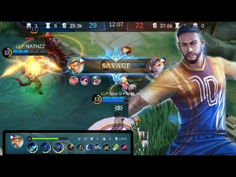 SAVAGE ! Bruno Most Powerful Kick | BRUNO By - Papa Lor #mobilelegends #mlbb #mlbbcreatorcamp