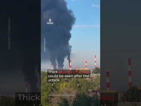 Ukraine-made ‘Flamingo’ missile hits target 900 km inside Russia | AJ #shorts