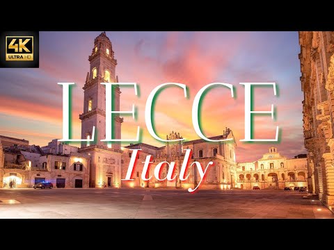 Lecce Citta, Amazing 4k Video, Drone & Walking Tour of (Lecce Puglia Italy)