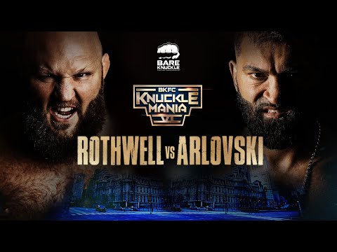 BEN ROTHWELL VS. ANDREI ARLOVSKI | BKFC KNUCKLEMANIA PRELIMS LIVESTREAM