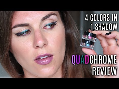 Indie Makeup Review: Beauty Bar Baby Quad Chrome Pigments | Bailey B. Video