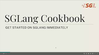 SGLang クックブック完全チュートリアル: ワンクリックモデル展開ガイド