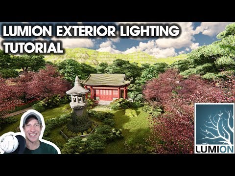 Getting Started Rendering in Lumion (EP 7) - EXTERIOR LIGHTING SETTINGS Tutorial