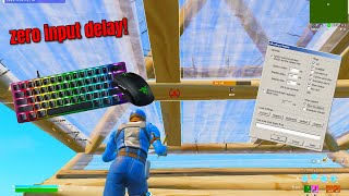 how to get zero input delay with filter keys (Fortnite chapter 5)