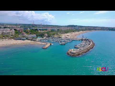 A bird's eye view over Salou
