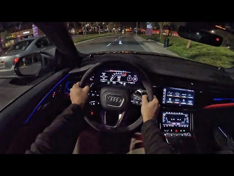 2023 Audi RSQ8 POV Night Drive (3D Audio)(ASMR)