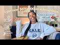 How I Won Over 670 000 In Scholarships Scholarship Tips For Students