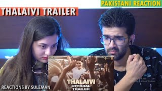 Pakistani Couple Reacts To Thalaivi | Official Trailer (Hindi) | Kangana Ranaut