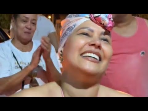 Carreta marca última sessão  de quimioterapia de agricultora em Nova Venécia, ES 