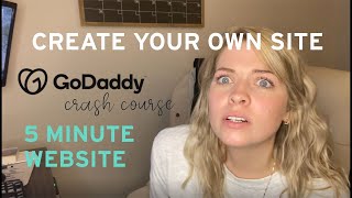 Create Your Own Website | 5 Minute ECommerce Site | GoDaddy Platform