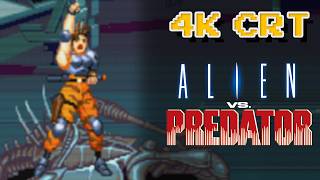 Alien vs. Predator - Linn Kurosawa (Arcade / 1994) 4K CRT